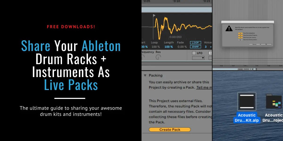 how to use ableton live packs
