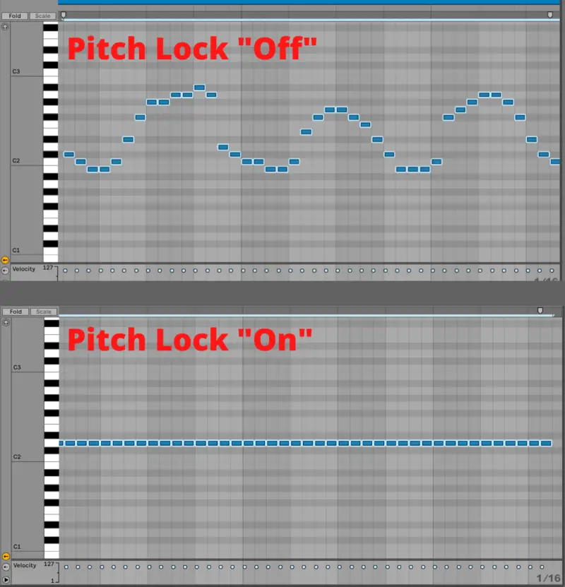 ableton pitch correction