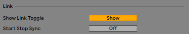 Ableton Link settings in Ableton preferences