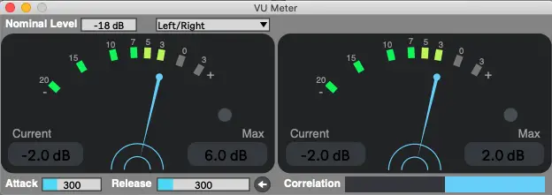 Funkatronics free VU meter for Max For Live
